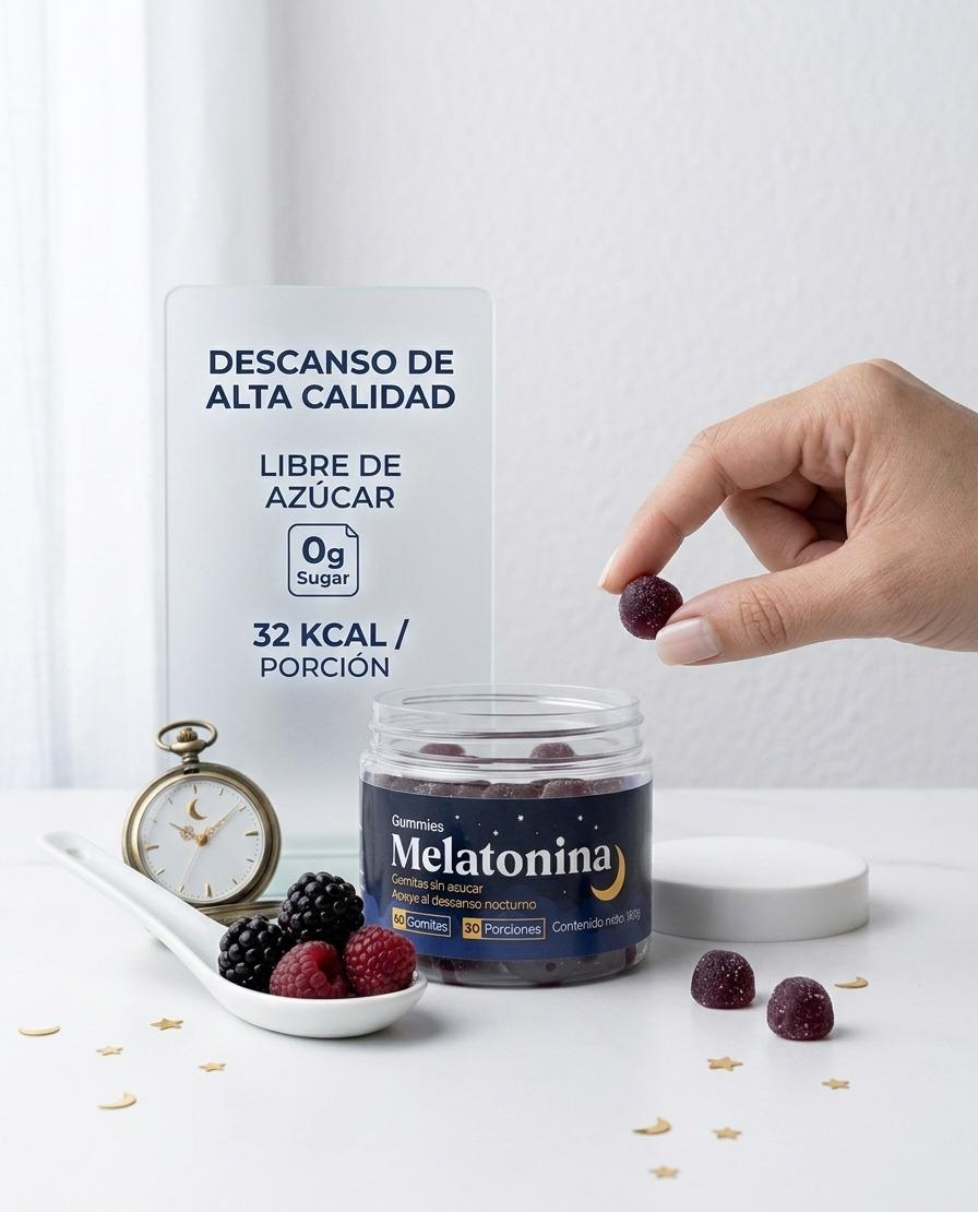 Gummies de Melatonina – Descanso Natural y Reparador