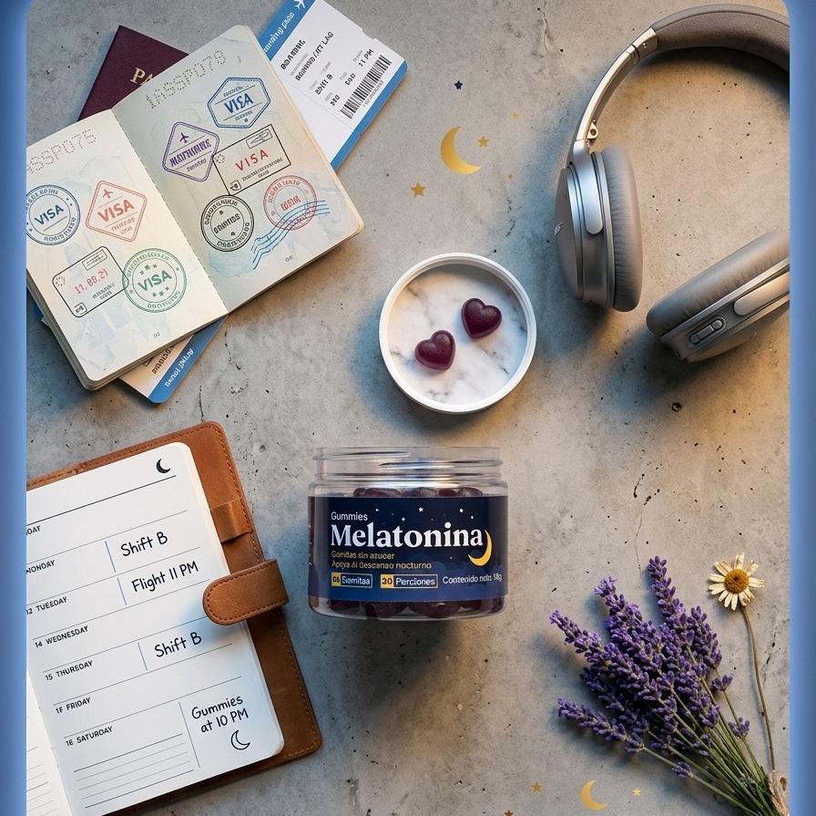 Gummies de Melatonina – Descanso Natural y Reparador
